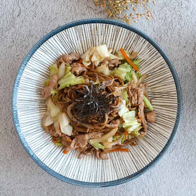 日日好食-減醣食譜-日式炒麵-貢丸湯