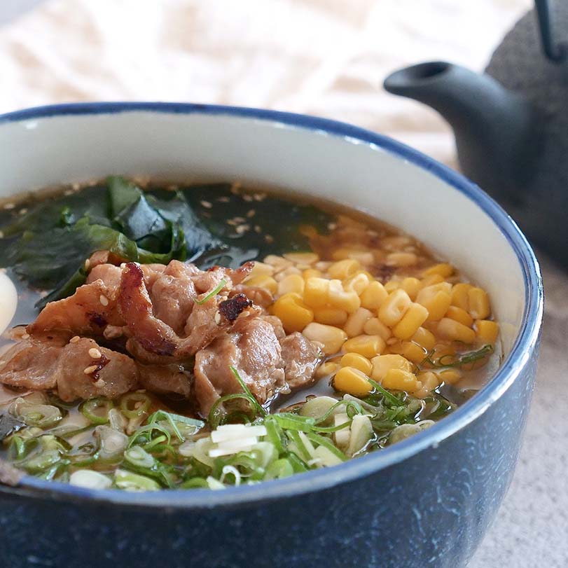 日日好食-減醣食譜-日式醬油拉麵