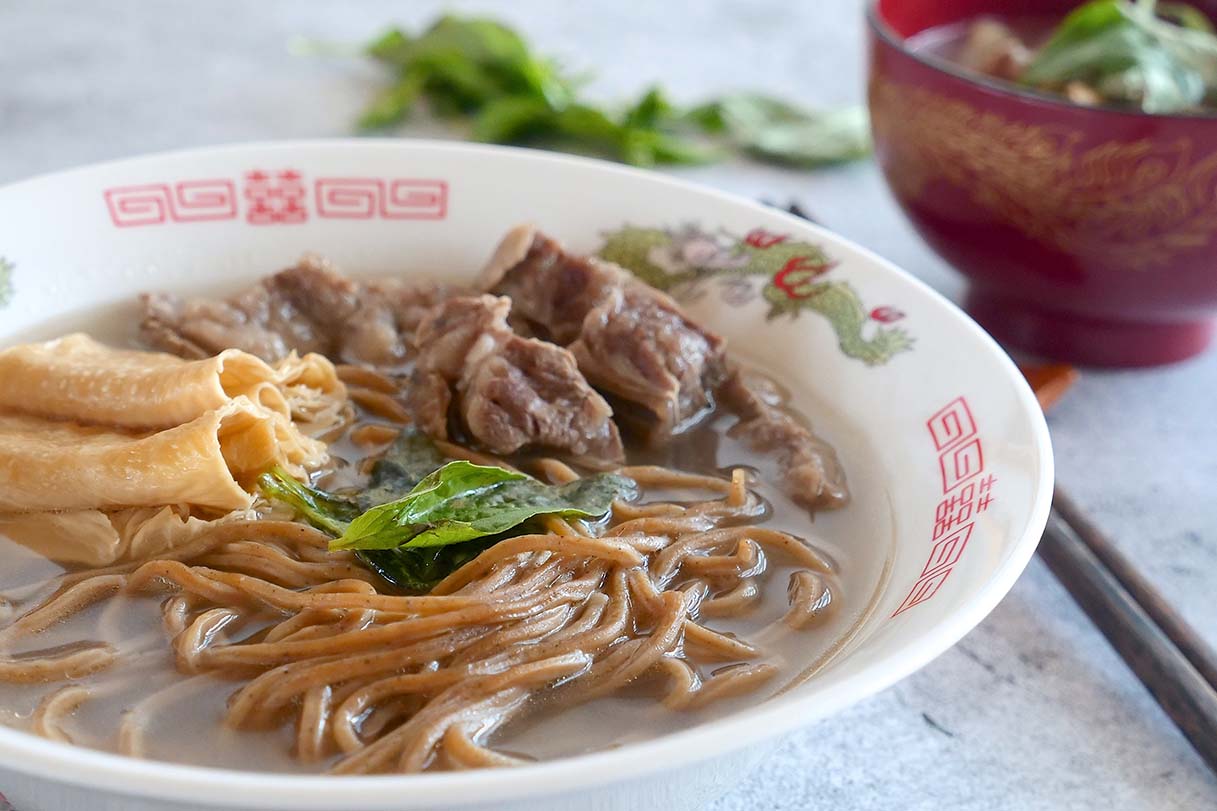 日日好食-減醣食譜-清燉豆皮牛肉麵